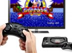 Sega Mega Drive Mini posa para la cámara