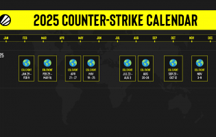 ESL esboza el calendario de Counter-Strike para 2025