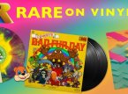 3 vinilos cortesía de Rare: Viva Piñata, Battlemaniacs y Conker's Bad Fur Day