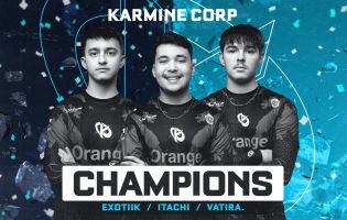 Karmine Corp son los ganadores del Rocket League Championship Series Winter Major