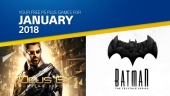 The PlayStation Plus games for January 2018