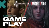 Resident Evil 4 Remake vs Original - Comparativa Gameplay: Conociendo a Ashley Graham