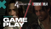 Resident Evil 4 Remake vs Original - Comparativa Gameplay: Leon y Luis Sera defienden la cabaña